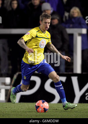 Fußball - FA Cup - zweite Runde - Hartlepool United / Coventry City - Victoria Park. Carl Baker, Coventry City Stockfoto