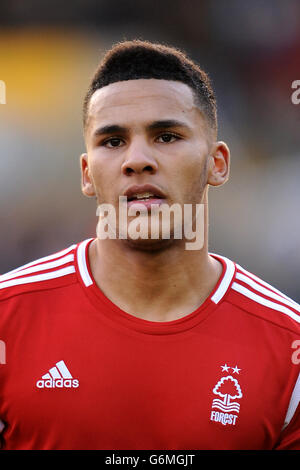 Fußball - Sky Bet Championship - Birmingham City / Nottingham Forest - St Andrews. Jamaal Lascelles, Nottingham Forest Stockfoto