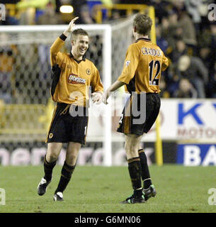 Fußball Wölfe V Kidderminster Stockfoto