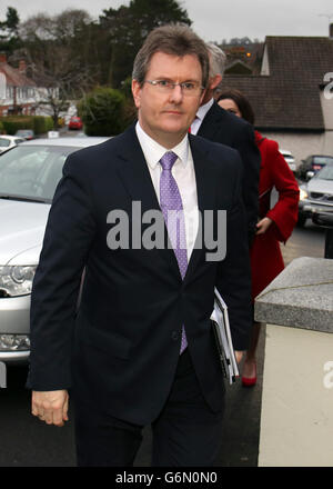 Fahnen und Parade Gespräche Stockfoto