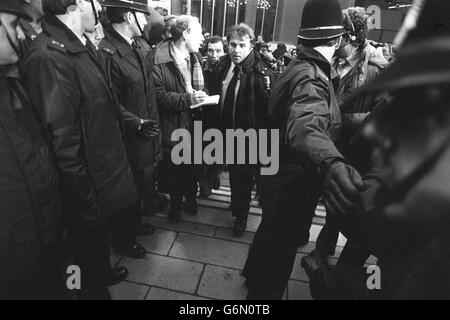 Beschäftigung - Miners Streiks - NUM Meeting - Sheffield Stockfoto