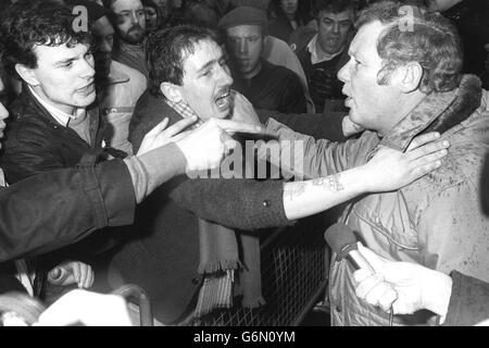 Beschäftigung - Miners' Strike - NUM Meeting - London Stockfoto