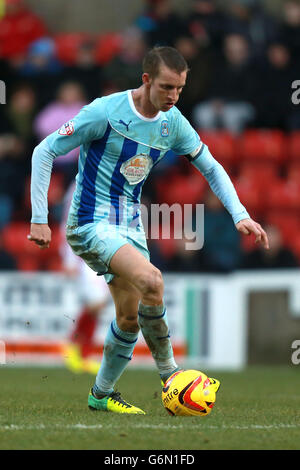 Fußball - Sky Bet League One - Swindon Town / Coventry City - County Ground. Carl Baker, Coventry City Stockfoto