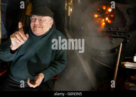 Fred Dibnah neue Liste Jahre Ehrungen Stockfoto