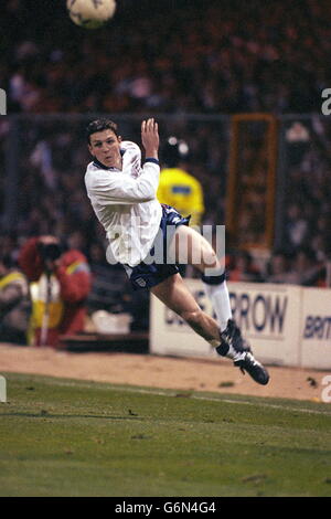 INTERNATIONALER FUSSBALL. LEE SHARPE, ENGLAND CA. DATUM Z4 Stockfoto