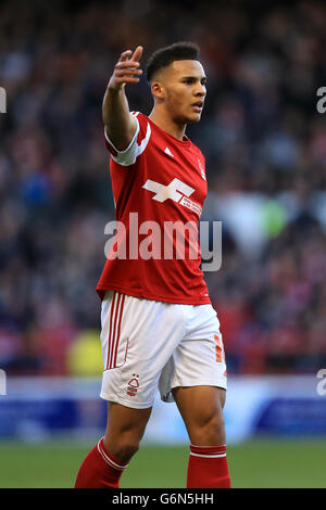 Fußball - Sky Bet Championship - Nottingham Forest / Leeds United - City Ground. Jamaal Lascelles, Nottingham Forest. Stockfoto