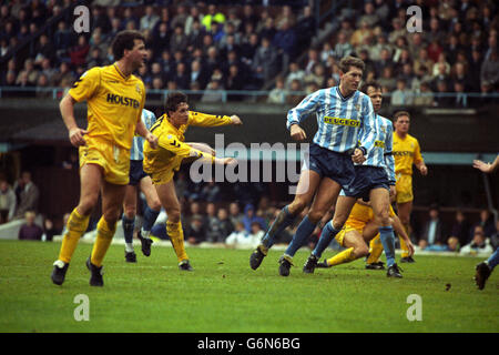 Fußball - Coventry City gegen Tottenham Hotspur - Highfield Road Stockfoto