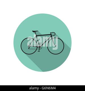 Fahrrad-Symbol Stock Vektor