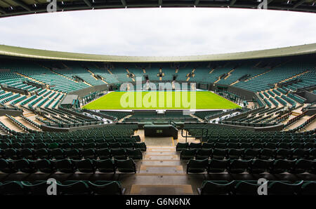 Wimbledon-Ort zu besuchen Stockfoto