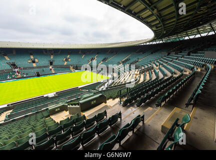 Wimbledon-Ort zu besuchen Stockfoto