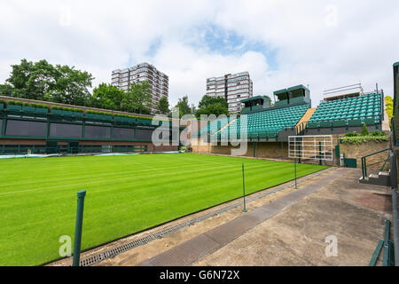 Wimbledon-Ort zu besuchen Stockfoto