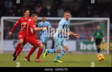 Fußball - Himmel Bet League One - Coventry City V Crawley Town - Sixfields Stadion Stockfoto