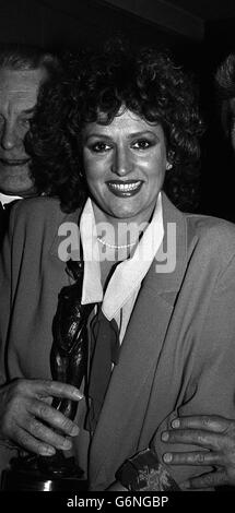 Barbara Dickson. Sängerin Barbara Dickson bei den West End Theatre Awards am Theatre Royal, Drury Lane, London. Stockfoto