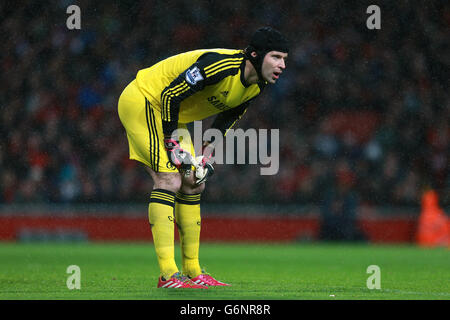 Fußball - Barclays Premier League - Arsenal gegen Chelsea - Emirates Stadium. Petr Cech, Chelsea-Torwart Stockfoto