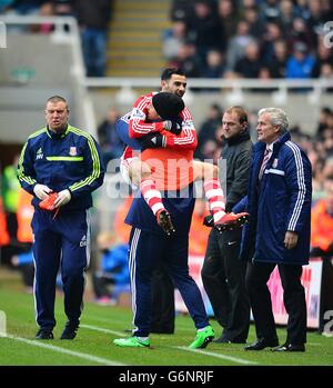 Fußball - Barclays Premier League - Newcastle United gegen Stoke City - St James' Park Stockfoto