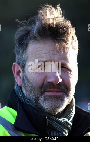 Hogmanay Vorbereitungen Stockfoto