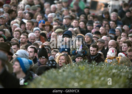 Horse Racing - 2013 William Hill Yorkshire Winter Festival - Tag eins - Wetherby Rennbahn Stockfoto