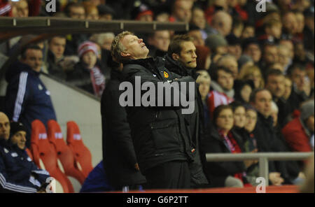 Fußball - Hauptstadt eine Tasse - Semi Final - Hinspiel - Sunderland gegen Manchester United – Stadium of Light Stockfoto