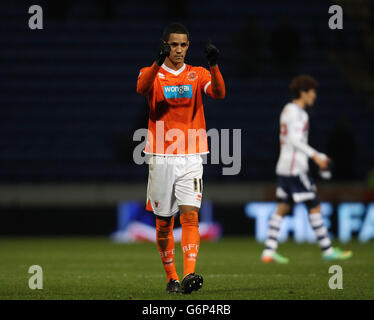 Fußball - FA-Cup - 3. Runde - Bolton Wanderers V Blackpool - Reebok Stadium Stockfoto
