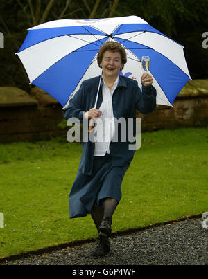 Lotto-Gewinner Mary Jones Stockfoto