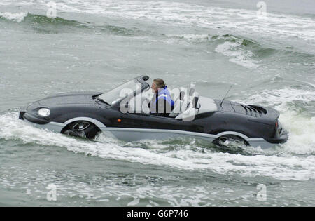 Branson Testfahrten aquatische Auto Stockfoto