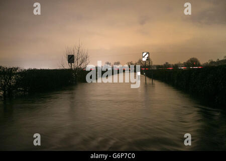 Winter-Wetter-8. Januar Stockfoto