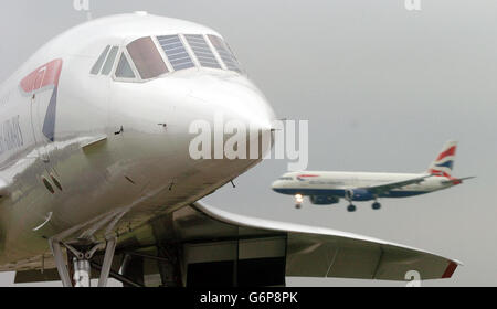 Concorde-Alpha Bravo Stockfoto