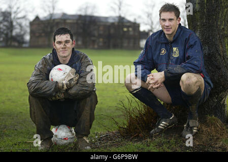 Telford United Trainingseinheit Stockfoto