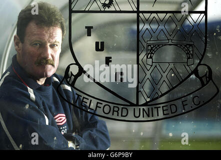 Telford United Trainingseinheit Stockfoto