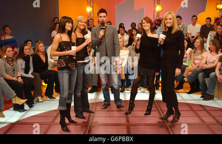 CLEA auf MTVs TRL UK Stockfoto