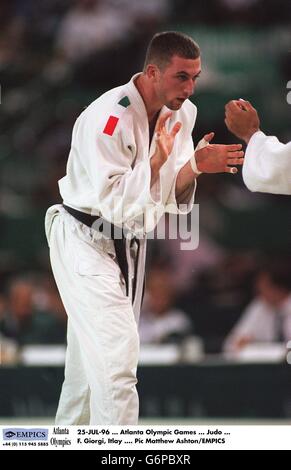 Die Olympischen Spiele In Atlanta. Judo. 25-JUL-96. Die Olympischen Spiele In Atlanta. Judo. F. Giorgi, Itlay Stockfoto