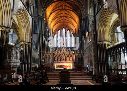 Worcester Cathedral - Lager Stockfoto