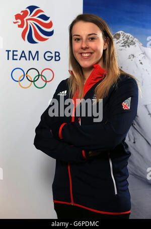 Olympischen Winterspiele - Team GB Kitting Session - Tag 3 - Adidas Zentrum Stockfoto