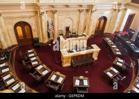 Trenton NJ State Capitol Stockfoto