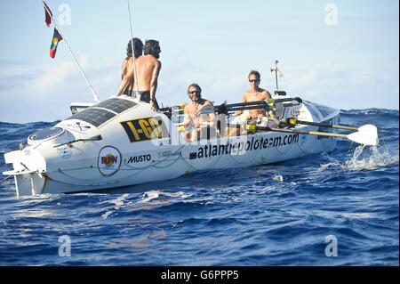 Die Talisker-Whisky Atlantic Challenge Stockfoto