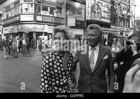 Film - Schauspielerin Lauren Bacall - Leicester Square, London Stockfoto