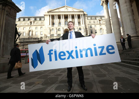 Start des Fleximize Stockfoto