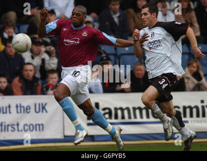 Fulham V West Ham United Stockfoto