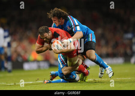 Rugby-Union - RBS 6 Nations - Wales V Italien - Millennium Stadium Stockfoto