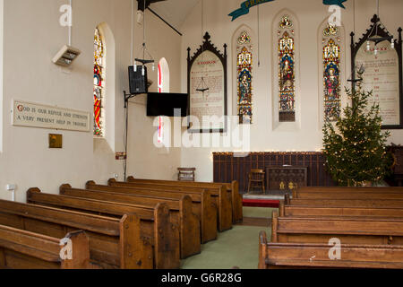 UK, Gloucestershire, Gloucester Docks, Mariner Kirche, einfache Einrichtung Stockfoto