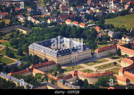 Schloss Hubertusburg, Wermsdorf, in der Nähe von Oschatz, Sachsen, Deutschland Stockfoto