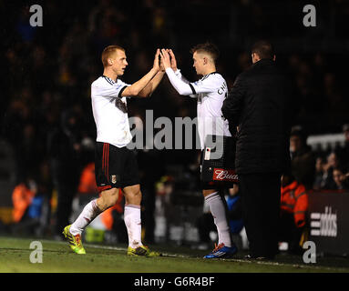 Fußball - FA-Cup - 3. Runde - Replay - Fulham V Norwich City - Craven Cottage Stockfoto