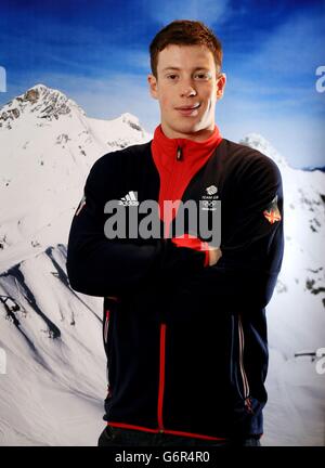 Olympische Winterspiele - Team GB Kitting Session - Tag zwei - adidas Center. Der britische Langlauffahrer Andrew Musgrave während der Team GB-Kitting-Session im adidas Center, Stockport. Stockfoto