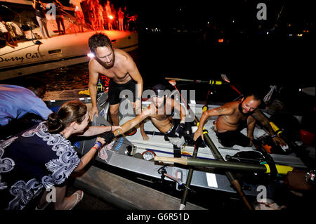 Die Talisker-Whisky Atlantic Challenge Stockfoto