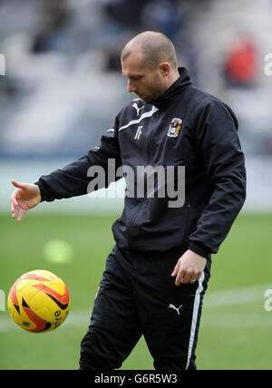 Soccer - Sky Bet League One - Preston North End / Coventry City - Deepdale. Ian Foster, der erste Teamtrainer von Coventry City Stockfoto