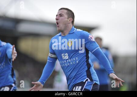 Fußball - Himmel Bet Meisterschaft - Yeovil V Leeds United - Huish Park Stockfoto