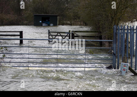 8. Feb Winterwetter Stockfoto