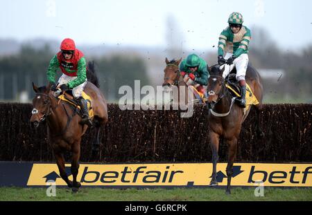 Pferderennen Sie - Betfair Super Samstag - Newbury Racecourse Stockfoto