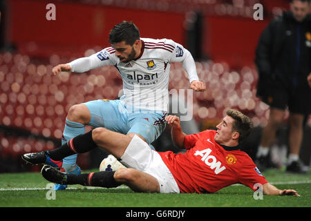 Fußball - Barclays U21-Premier League - Manchester United gegen West Ham United - Old Trafford Stockfoto