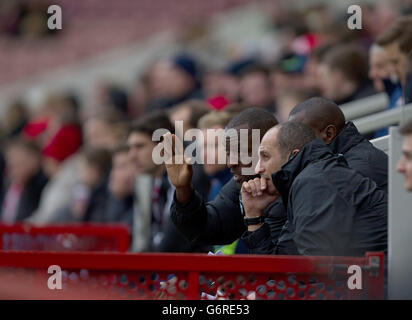 Fußball - Sky Bet Championship - Middlesbrough / Charlton Athletic - The Riverside Stadium. Chris Powell, Charlton Athletic Manager Stockfoto